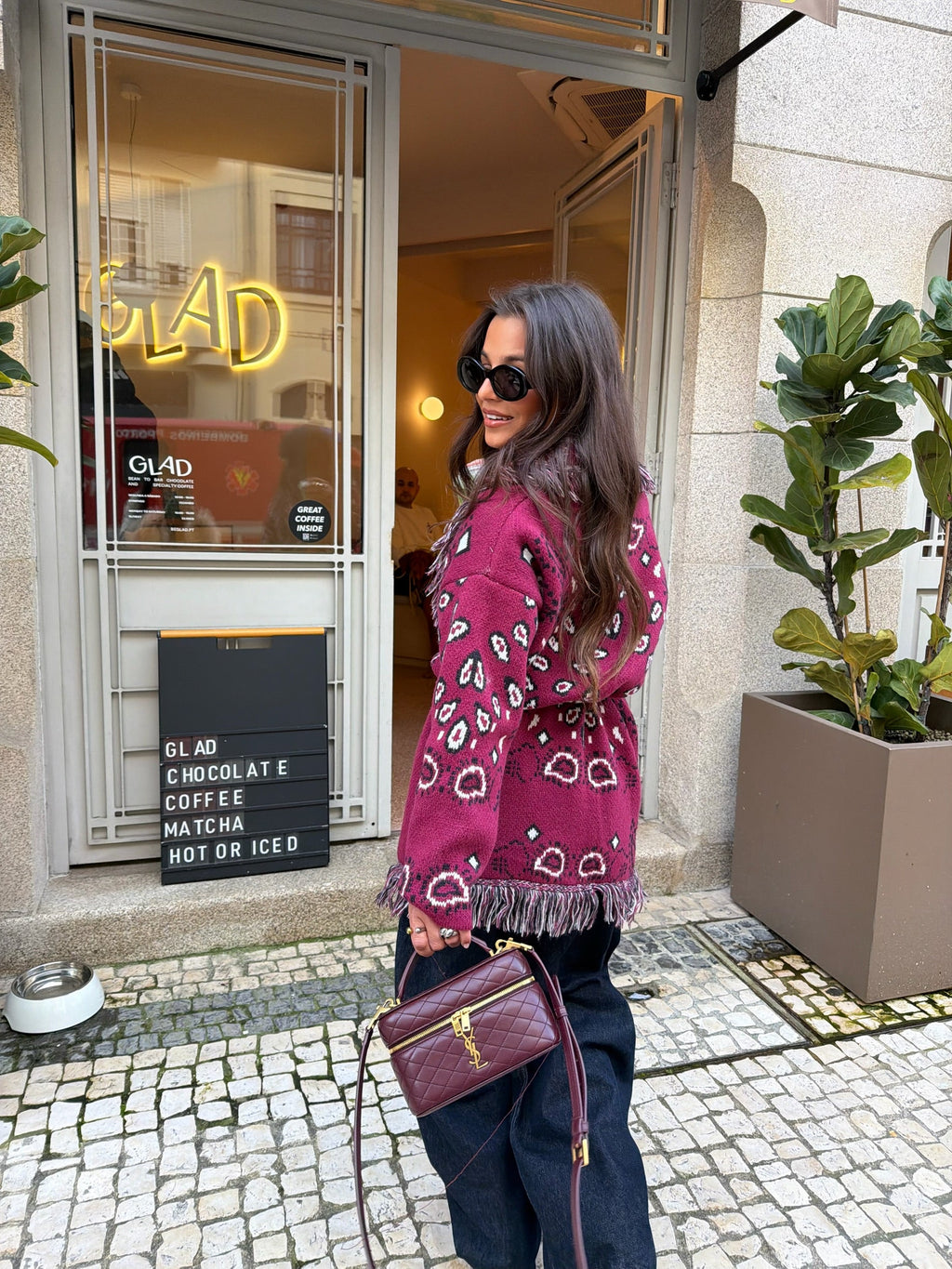 Bandana | Chaqueta Larga Granate