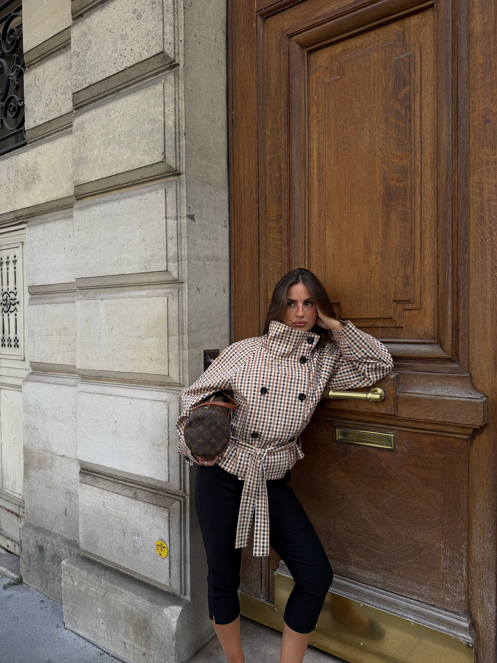 Estelle | Gabardina de Cuadros