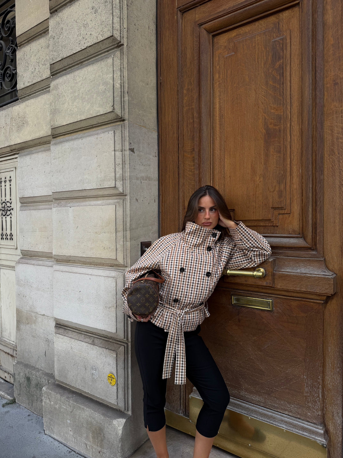 Estelle | Gabardina de Cuadros