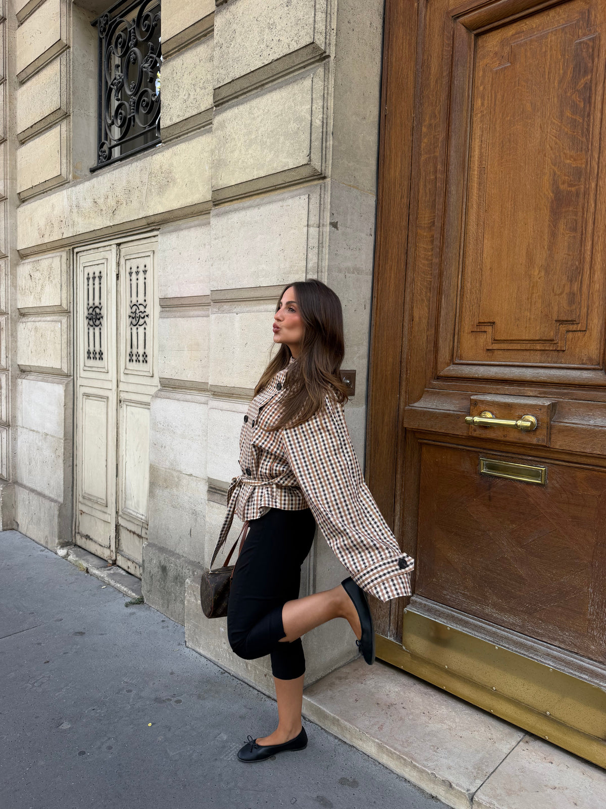 Estelle | Gabardina de Cuadros