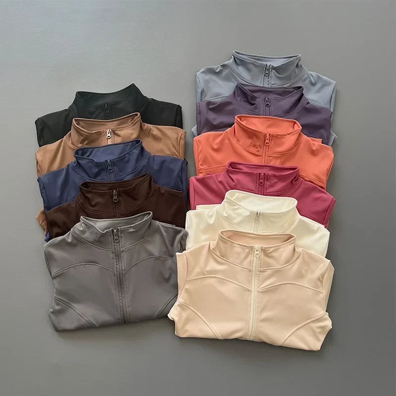 Chaqueta Deportiva Entallada para Mujer | Cortavientos Ligero de Secado Rápido