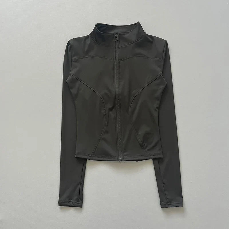 Chaqueta Deportiva Entallada para Mujer | Cortavientos Ligero de Secado Rápido
