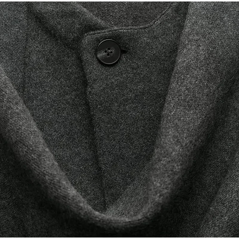 Chaqueta de Punto para Mujer | Chaquetón Corto con Bufanda Integrada